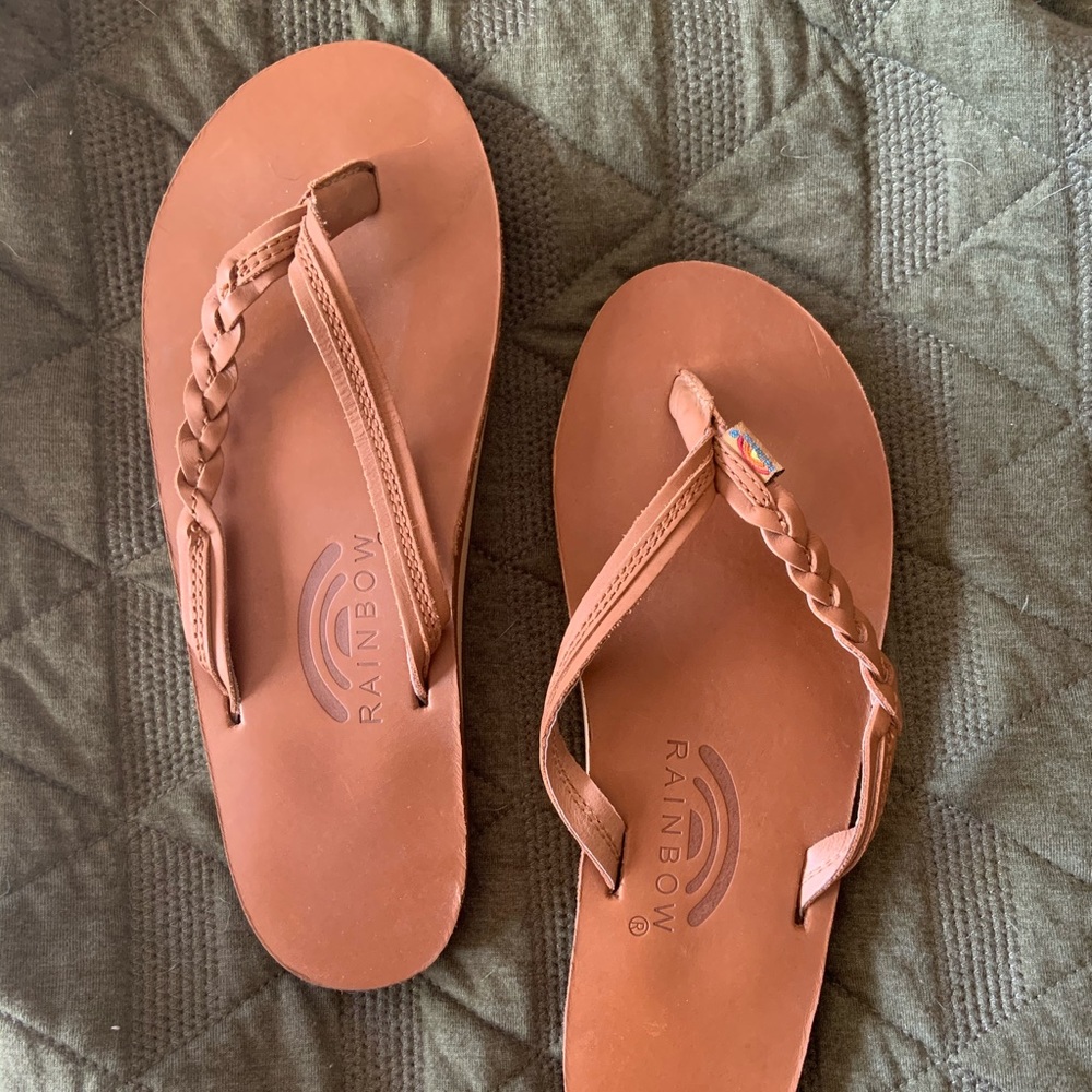 Rainbow Sandals - Flirty Braidy